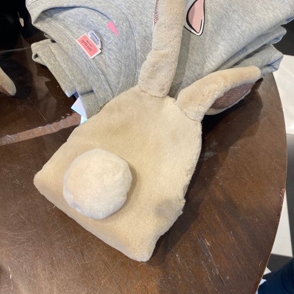 Kate Spade Bunny Rabbit Faux Fur Crossbody Bag K5504 - Picture 3 of 14